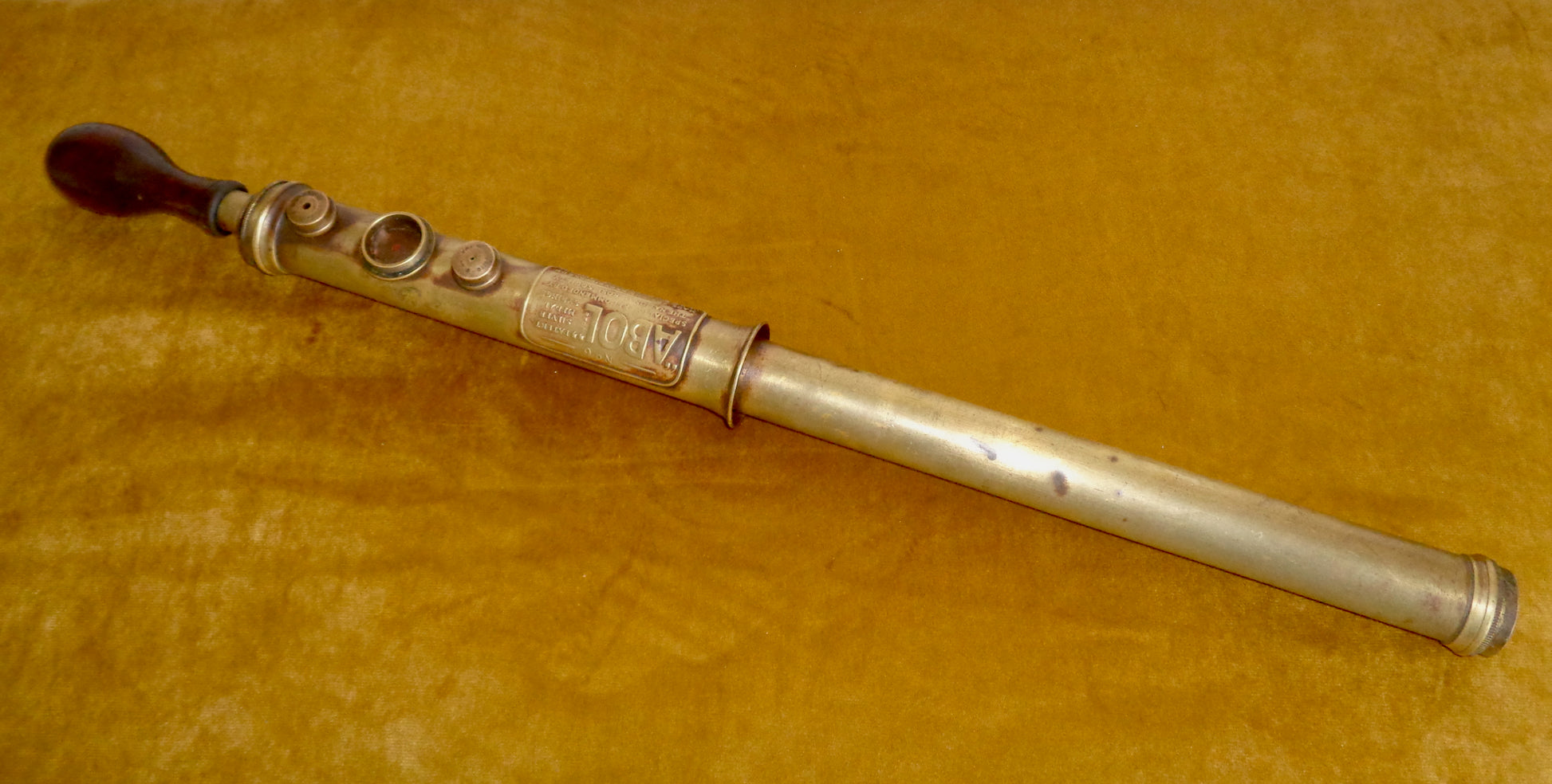 garden syringe sprayer Antique Brass ABOL No.6 Syringe Pump Action Garden Rose Sprayer – Mullard Antiques and Collectibles