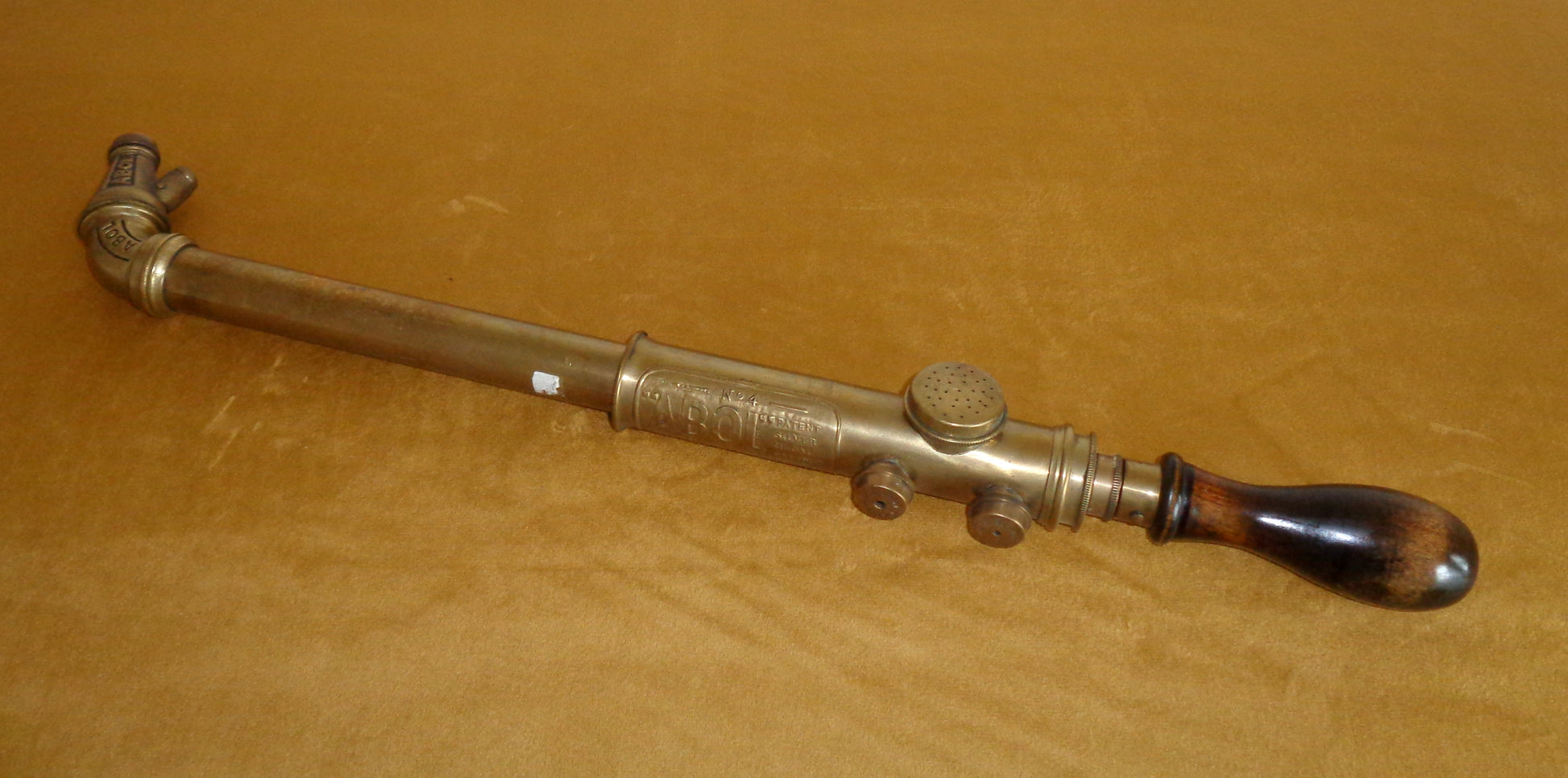 vintage garden sprayer Antique Brass ABOL No.4 Syringe Pump Action Garden Rose Sprayer – Mullard Antiques and Collectibles