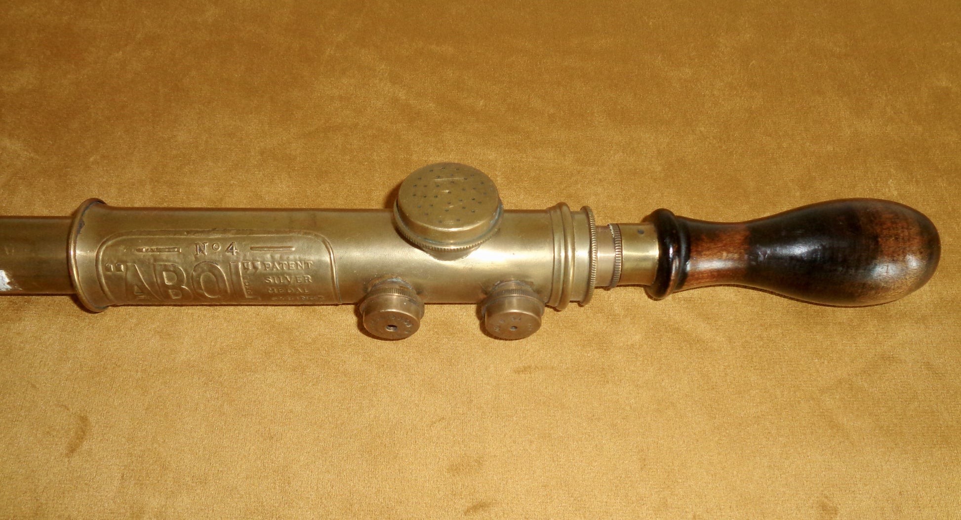antique brass garden sprayer Antique Brass ABOL No.4 Syringe Pump Action Garden Rose Sprayer – Mullard Antiques and Collectibles