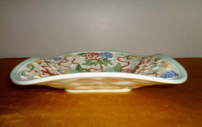 1960s Indian Tree Square Fruit Bowl By HJ Wood Staffordshire
