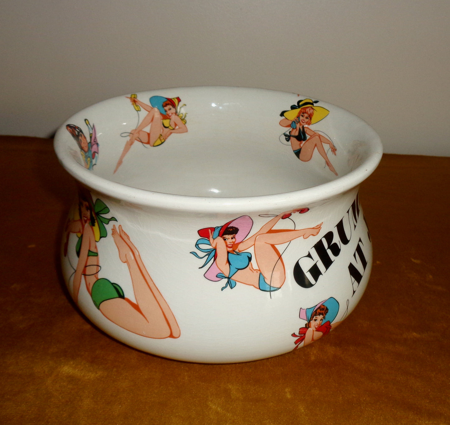 Portmeirion Chamber Pot Commemorating The Grumbleweeds At Jollees