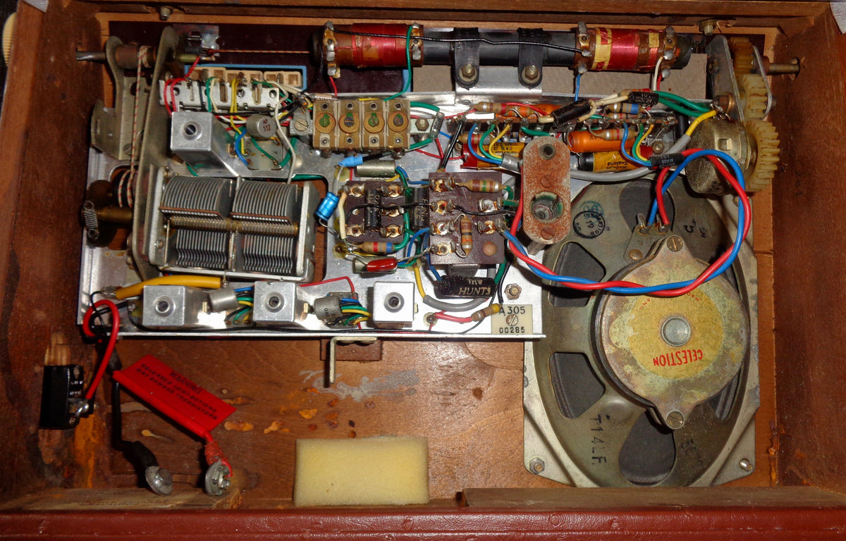 Vintage Bush Radio Model TR112 Recovered in Brown Leather – Mullard ...
