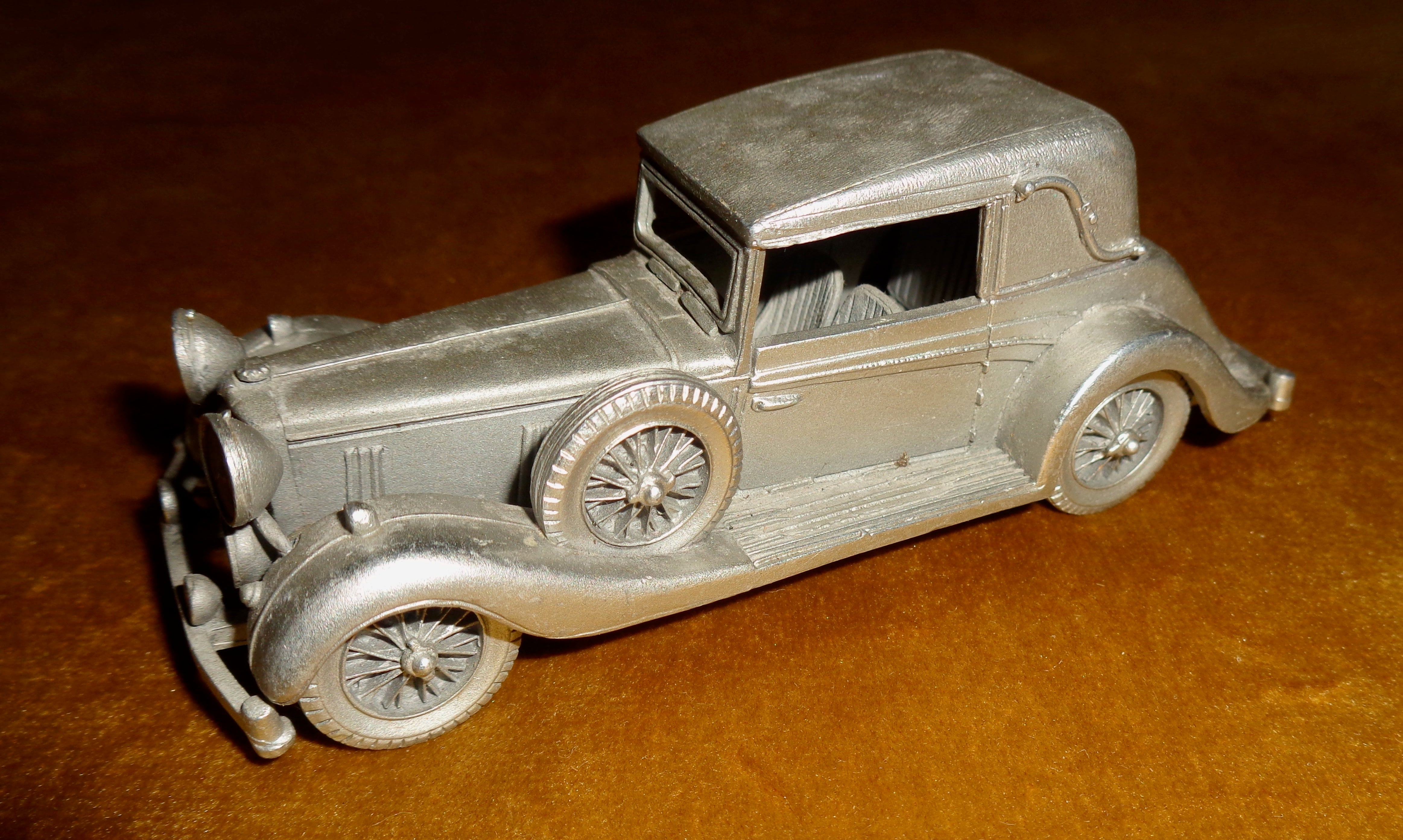 Vintage Danbury Mint Pewter 1936 Alvis Speed 25 Model Car