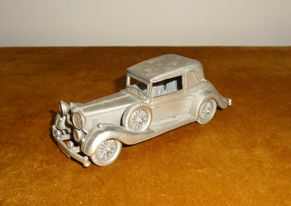Vintage Danbury Mint Pewter 1936 Alvis Speed 25 Model Car