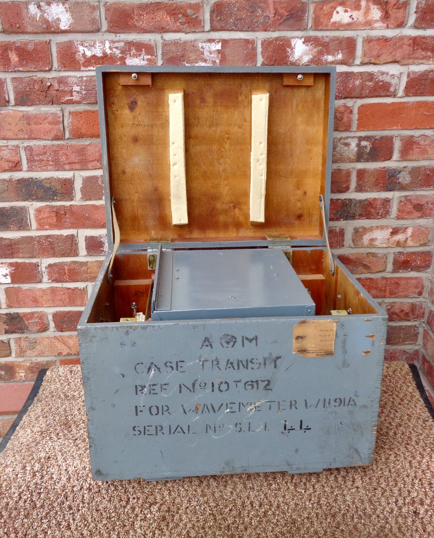 WW2 Wavemeter W1191A Air Ministry Reference 10T/565 In Its Transit Case