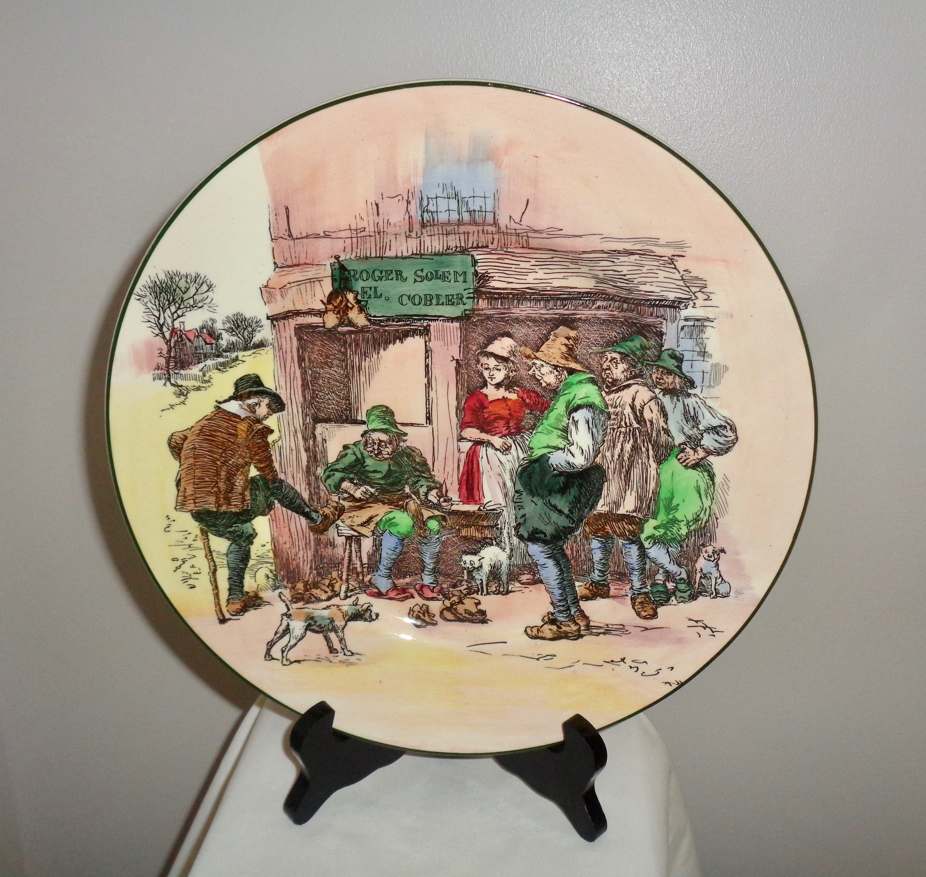 Royal doulton collector top plates