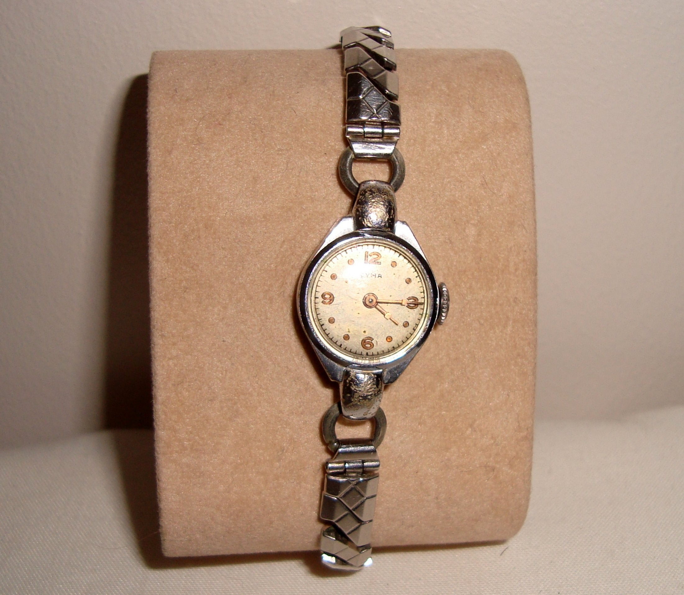 Vintage Cyma Ladies Watch Stainless Steel Mullard Antiques and