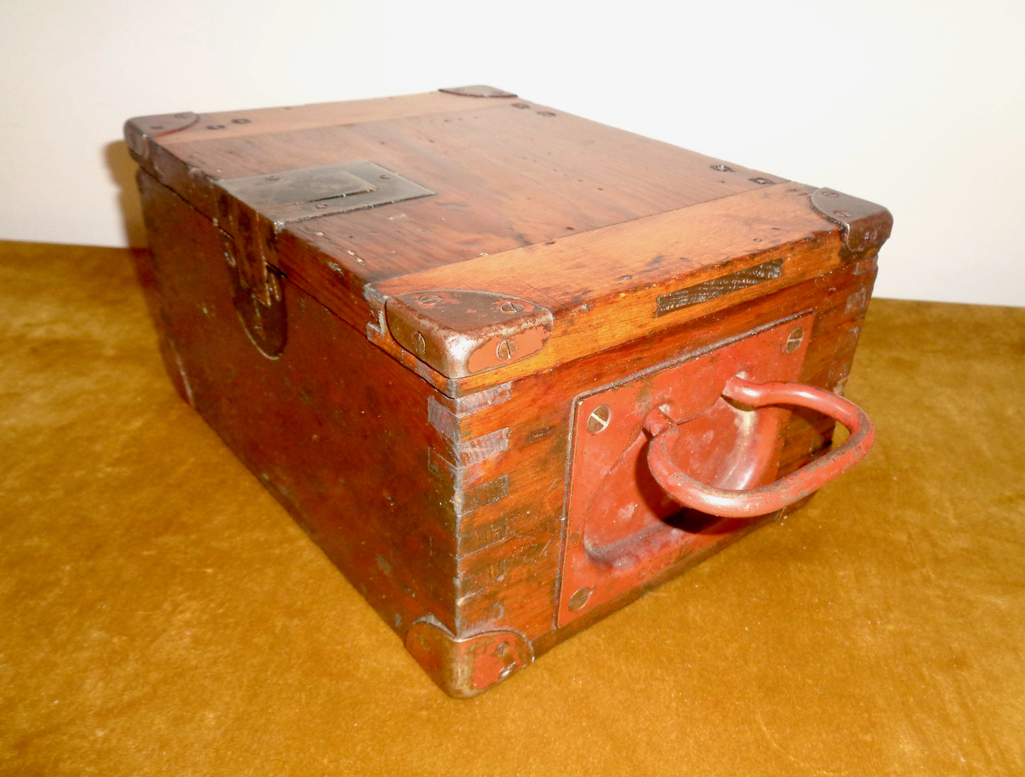 WW2 Wood Personal Effects Memorial Storage Box