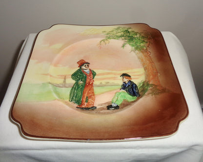 Royal Doulton Oliver Twist Square 6 Inch Side Plate D5833