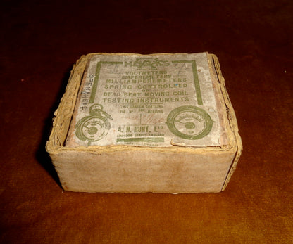 1930s AH Hunt Ltd Pocket Voltmeter Measuring 0-150 Volts