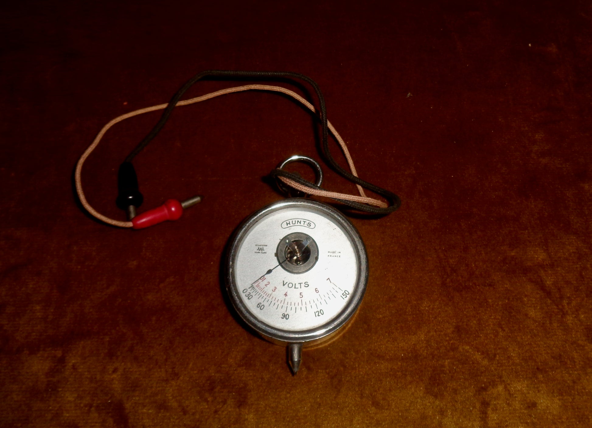 1930s AH Hunt Ltd Pocket Voltmeter Measuring 0-150 Volts