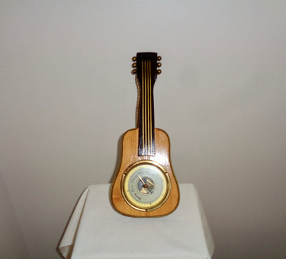 Guitar Shaped Barometer Vintage Souvenir/Touristware