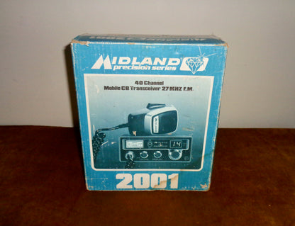 1981 Midland 2001 Precision Series CB Radio Model No 77-002. New Old Stock In Original Packaging
