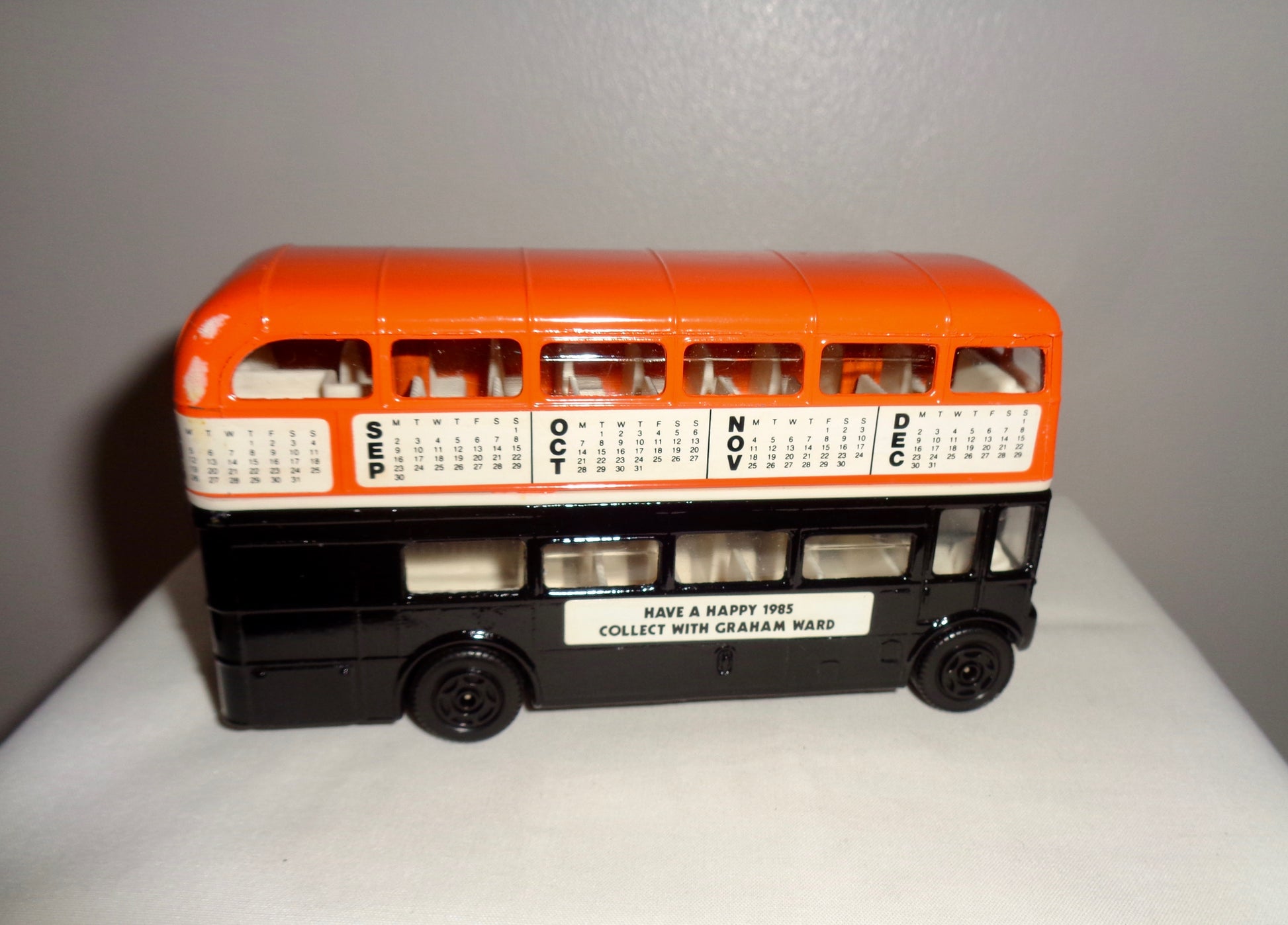 Vintage Corgi AEC Routemaster Bus 1985 Calendar Graham Ward