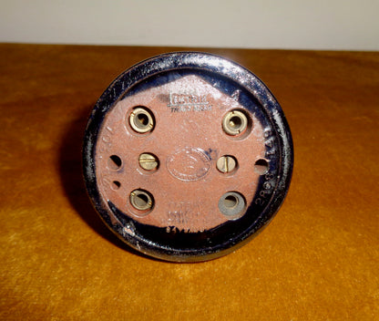 Vintage Lektrik Brass / Brown Ceramic British Toggle Light Switch