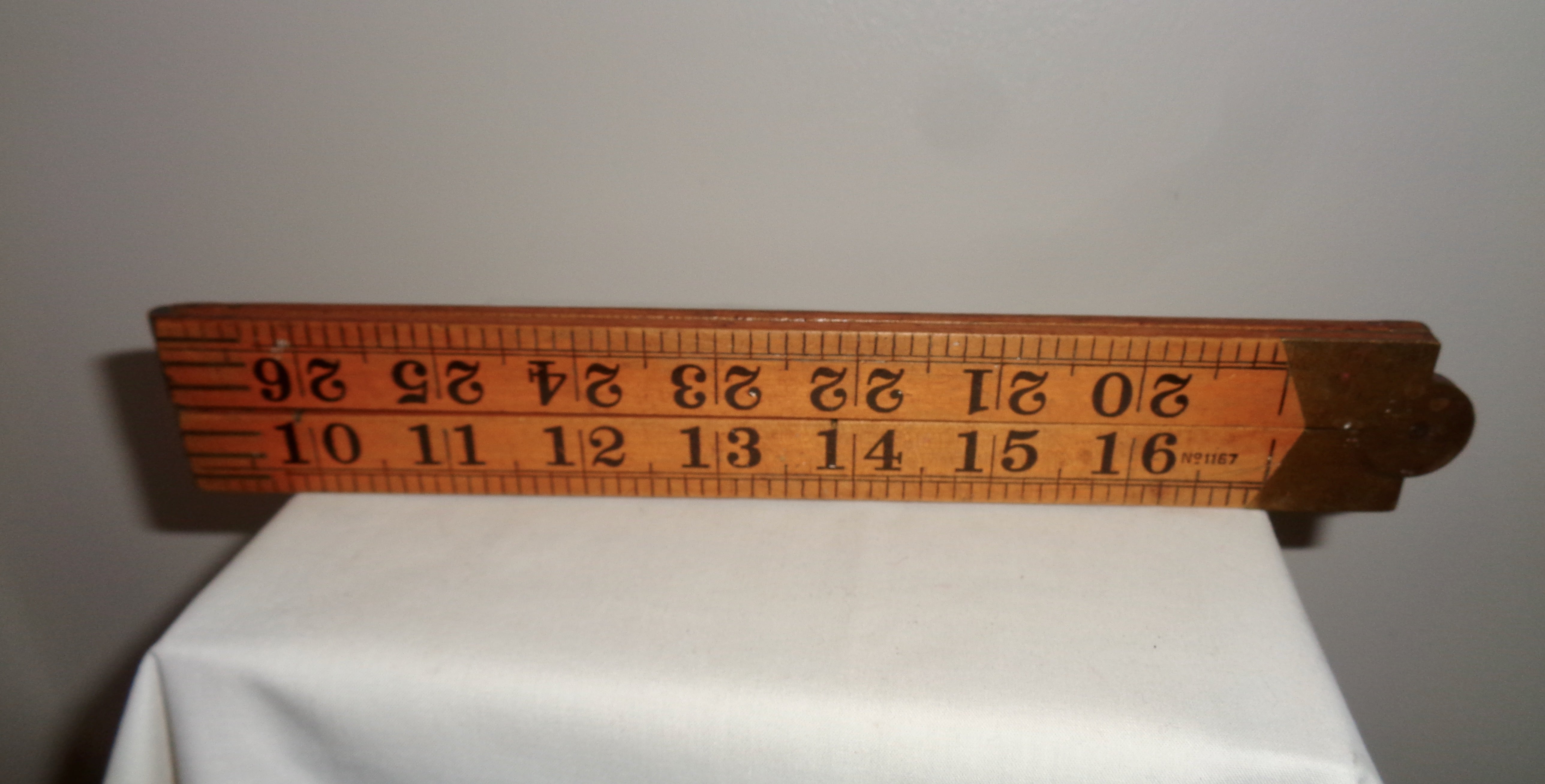 1950s Rabone 3ft Box Wood & Brass Folding Ruler – Mullard Antiques and ...
