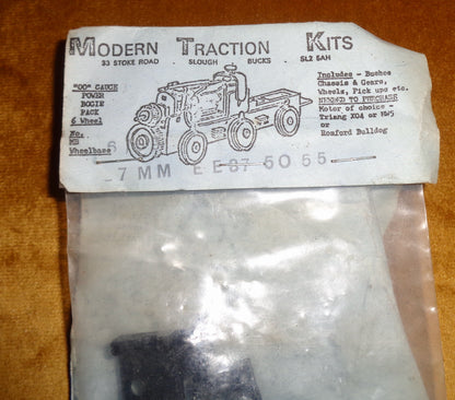 Vintage OO Gauge 6 Wheel Motor Bogie Model Kit By Modern Traction Kits (MTK)