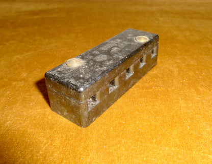 Vintage RAF Aircraft Electrical 5-way Terminal Block B. Air Ministry Reference 5C/868