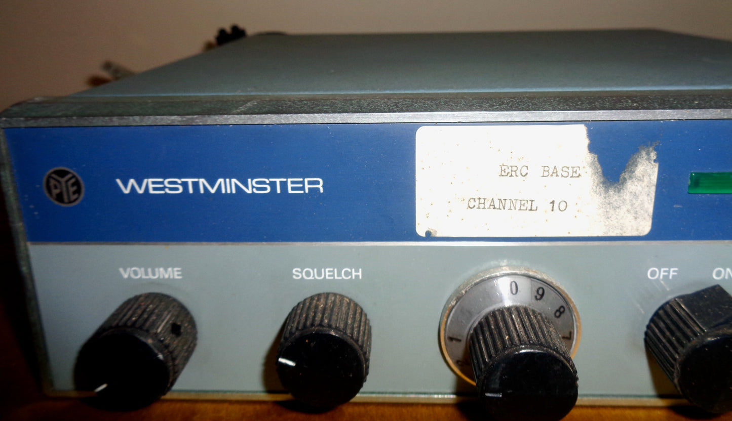 1960s Pye Westminister W15FM Private Mobile Radio PMR