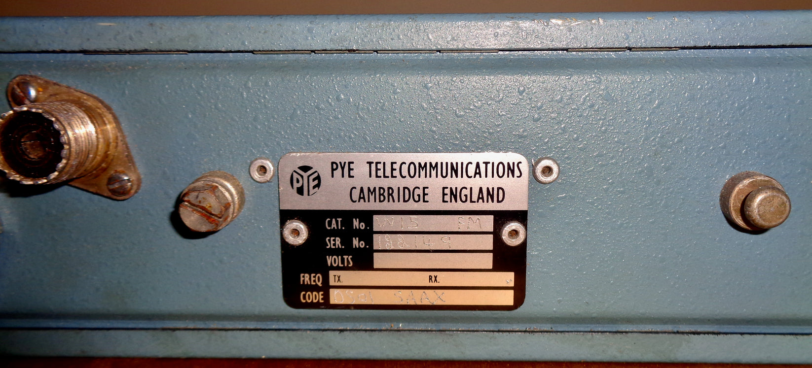 1960s Pye Westminister W15FM Private Mobile Radio PMR Mullard