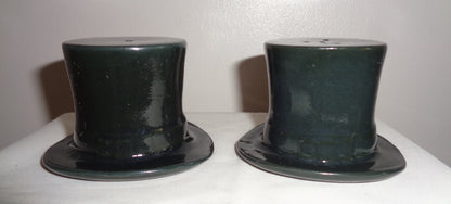 1970s Top Hat Novelty Salt & Pepper Pots Approved By The London Design Council