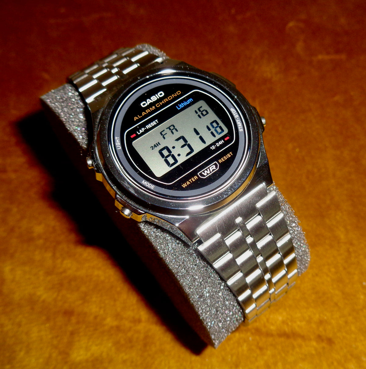 Casio Module 596 Casio Vintage Alarm Chronograph Watch A171WE-1AEF Model Number 596 127 ...