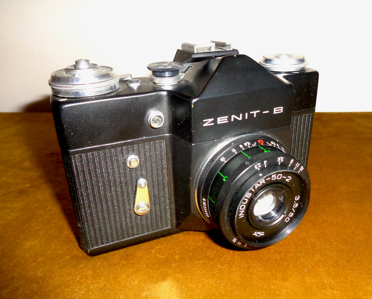 Vintage Zenit B 35mm SLR Film Camera With Industar 50-2 f3.5/50 Lens a ...