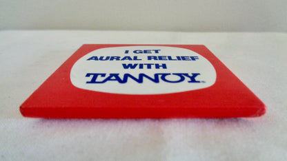 1970s Tannoy Public Address System Pin Badge