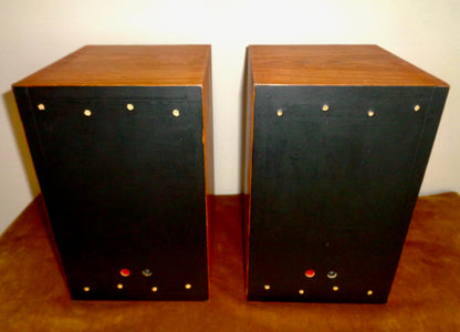 1970s BBC LS3/5A Clone Bookshelf Speakers With KEF Drive Units