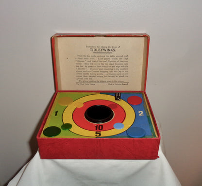 Vintage Tiddlywinks/Tidleywinks Boxed Game