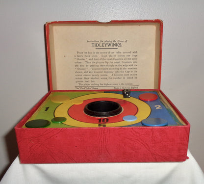 Vintage Tiddlywinks/Tidleywinks Boxed Game