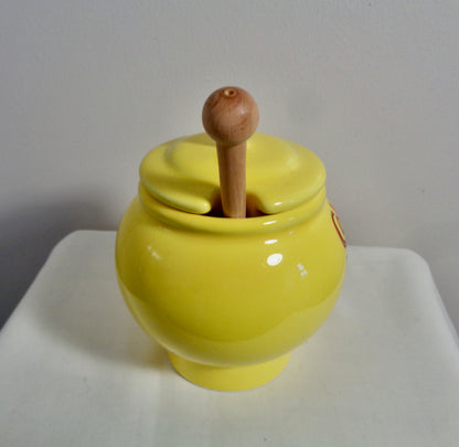 Vintage Wade Colman's French Mustard Lidded Pot and spoon