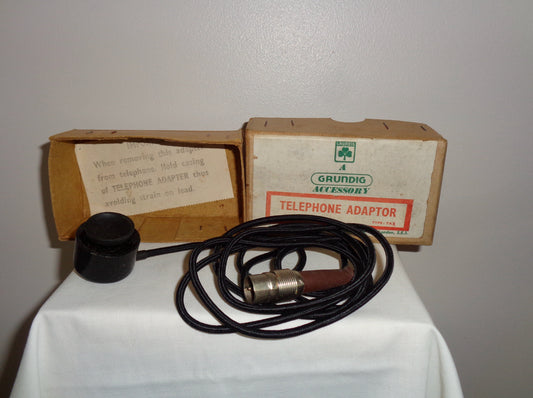 Vintage Grundig Telephone adapter Type TA3