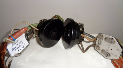 Vintage USAF Type HS33 Headphones With HB7 Headband and ANB H1 Receivers