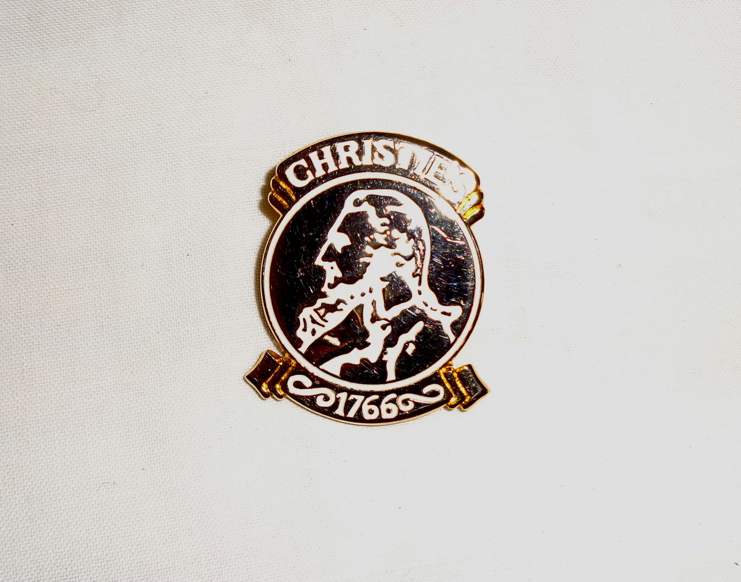 Vintage Christies UK Auction House Commemorative Badge