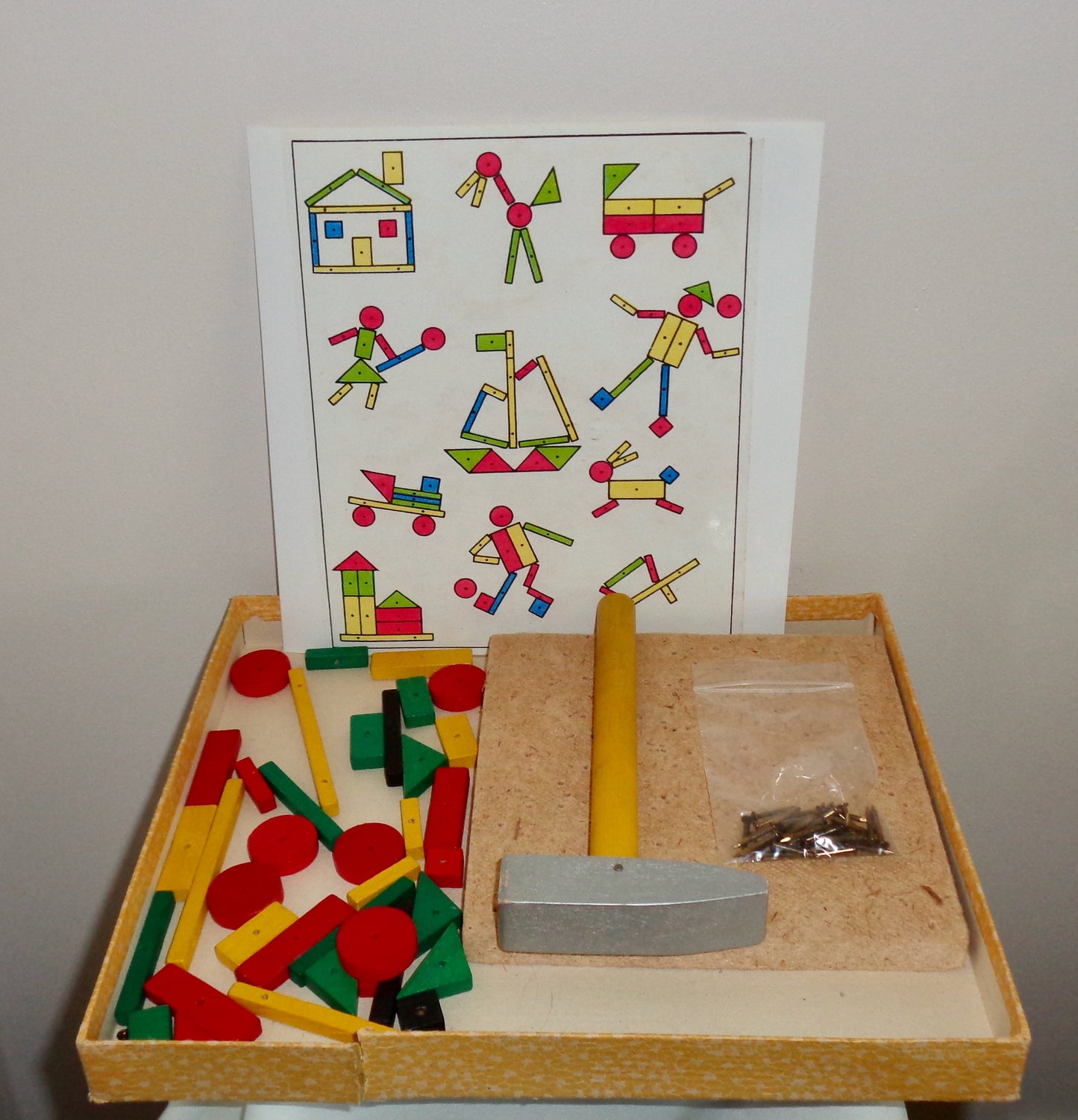 Chad Valley 1960s Tap-Tap Wooden Toy Picture Maker