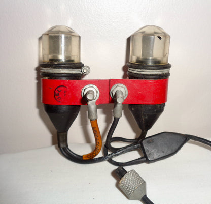 1950s Jet Aircraft Twin Navigation Lamp NATO Number 5340-99-952-8730