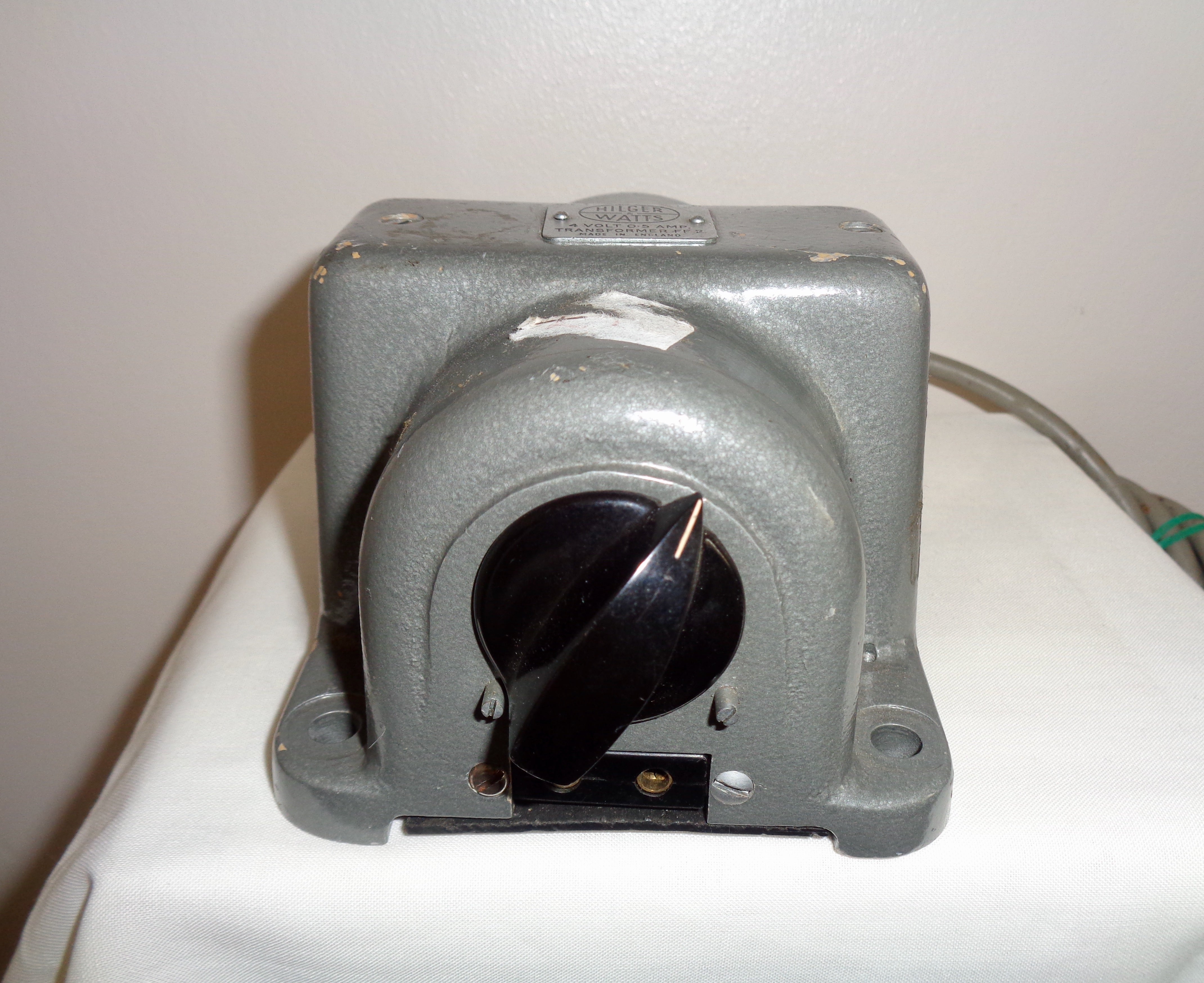Microscope Transformer Cable Hilger and Watts 4 Volt 0.5 Amp Microscope Transformer FF2 – Mullard ...