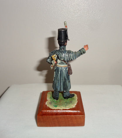 Painted English Pewter/ Lead Soldier Napoleonic Infantry Man