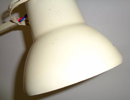 Original Anglepoise 1227 1960s Cream Desk Lamp With Braided Flex