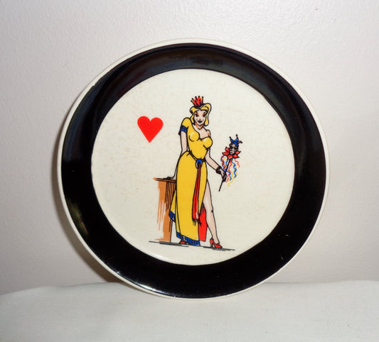 1960s Wade Pottery Queen of Hearts Pin Dish