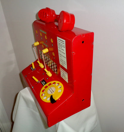Vintage Children's Codeg Toy Town Tin Plate Telephone Exchange