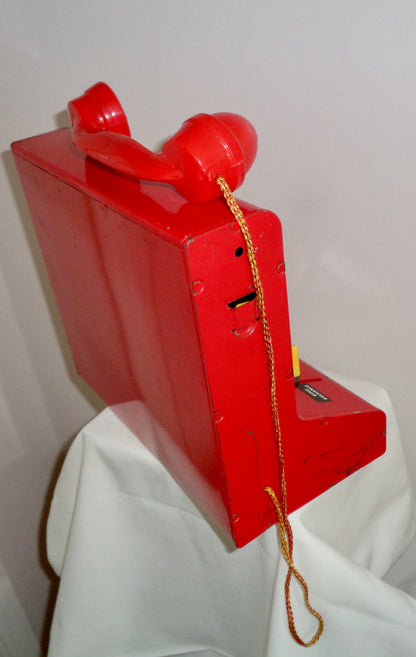 Vintage Children's Codeg Toy Town Tin Plate Telephone Exchange