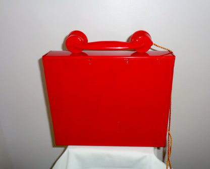 Vintage Children's Codeg Toy Town Tin Plate Telephone Exchange