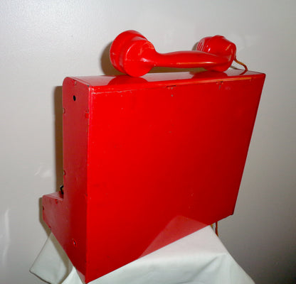 Vintage Children's Codeg Toy Town Tin Plate Telephone Exchange