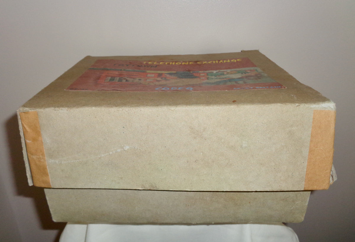 Vintage Children's Codeg Toy Town Tin Plate Telephone Exchange