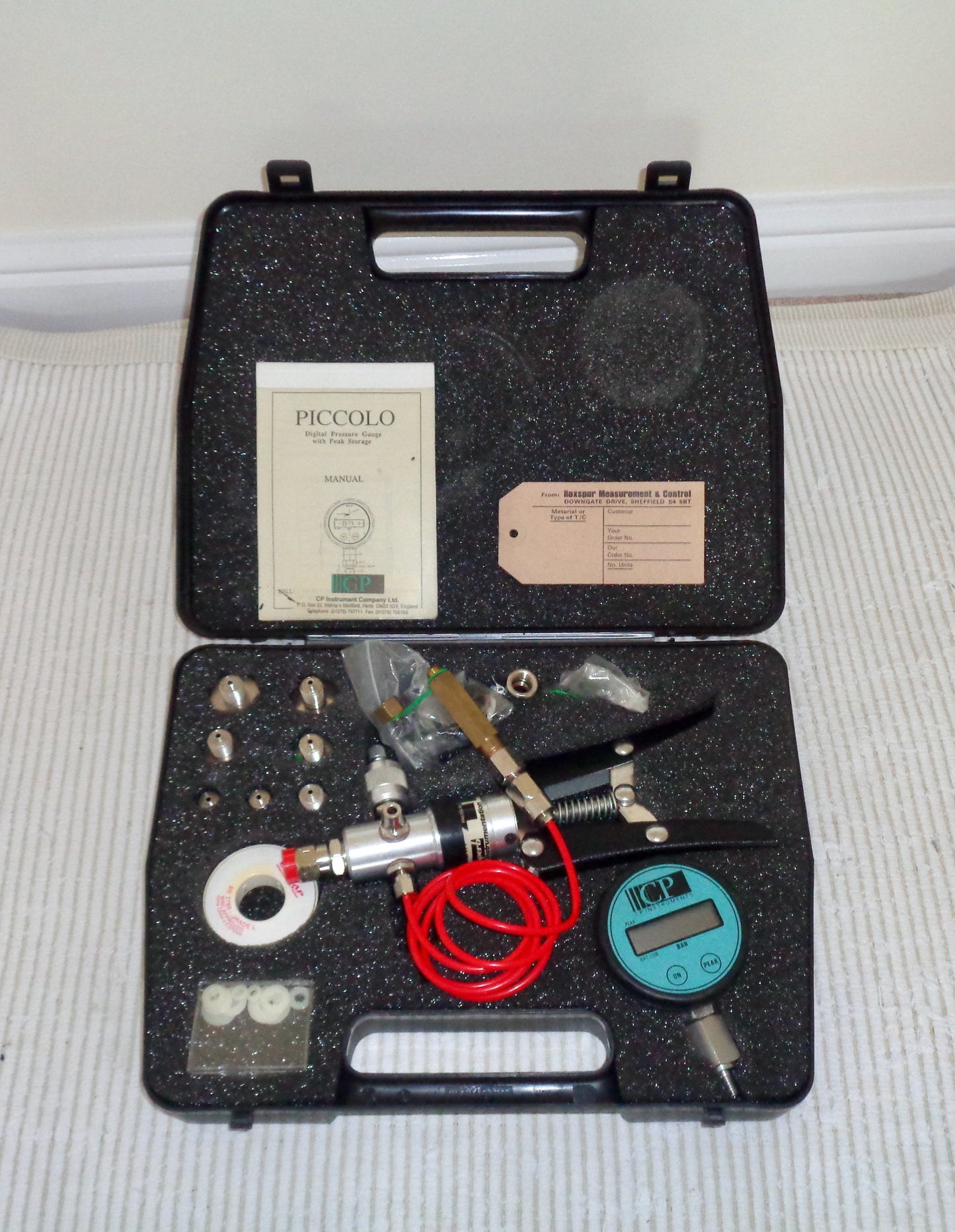 CP Instrument Digital Pressure Gauge And Pneumatic Test Pump