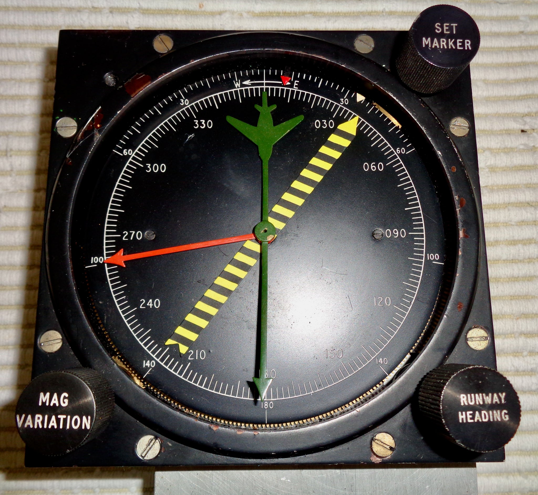 Vintage Aircraft Flight Combination Instrument Meter – Mullard Antiques ...