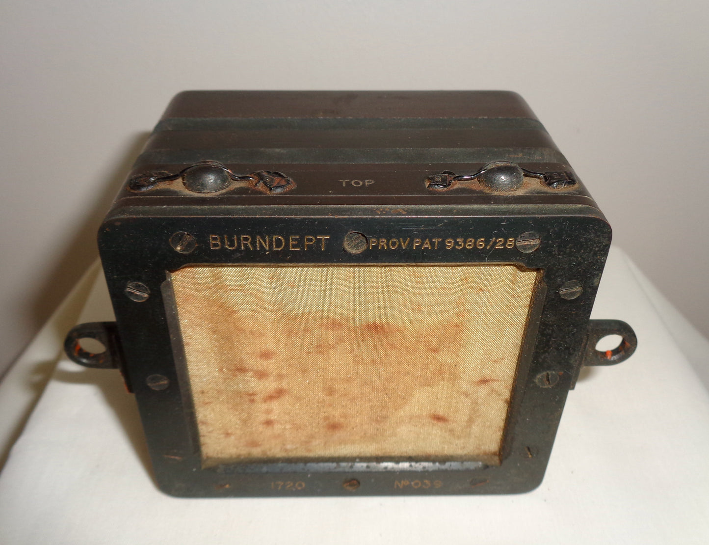 1920s Burndept Reitz Pattern Broadcast Microphone