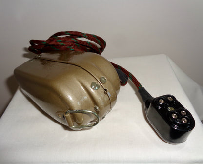 Vintage Czech Tesla Military Spy Set Radio Clamshell Microphone and Speaker